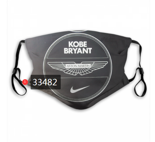 2021 NBA Los Angeles Lakers #24 kobe bryant 33482 Dust mask with filter